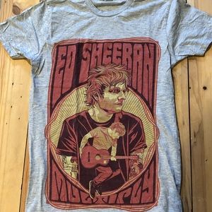 Ed Sheeran “Multiply” Tour Merch Grey T-Shirt